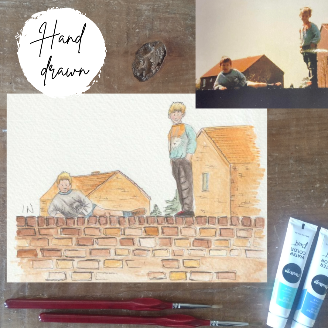 Recreation of an Old Photo in Watercolour