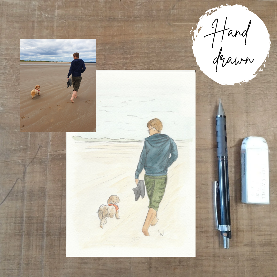 Memorial Watercolour Portrait