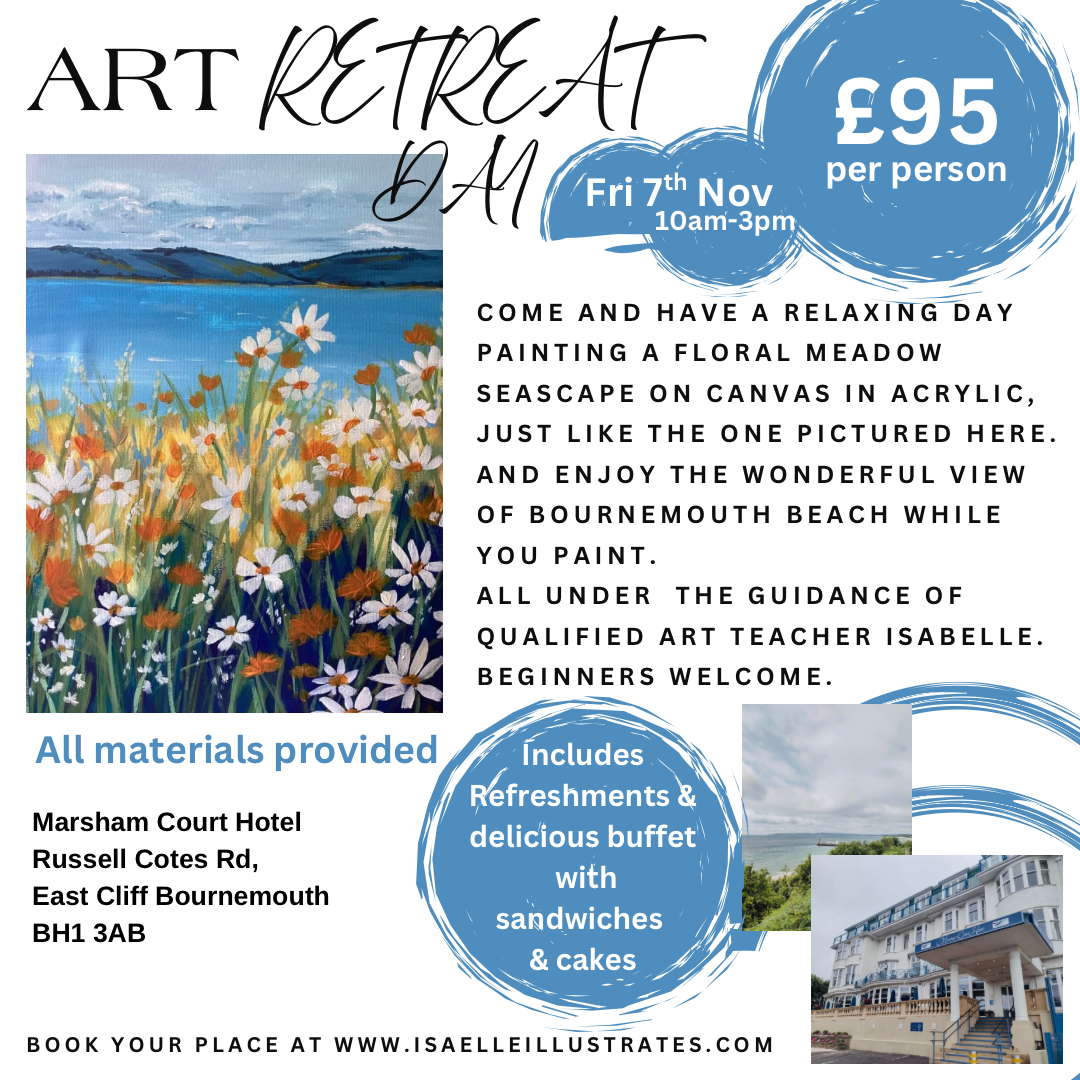 Art Retreat Day At Marsham Court Hotel Bournemouth 7th November