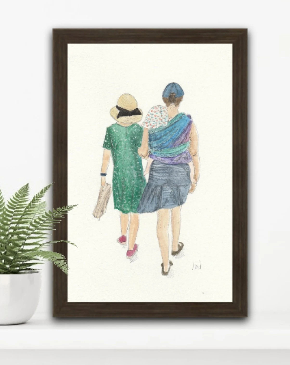 Memorial Watercolour Portrait