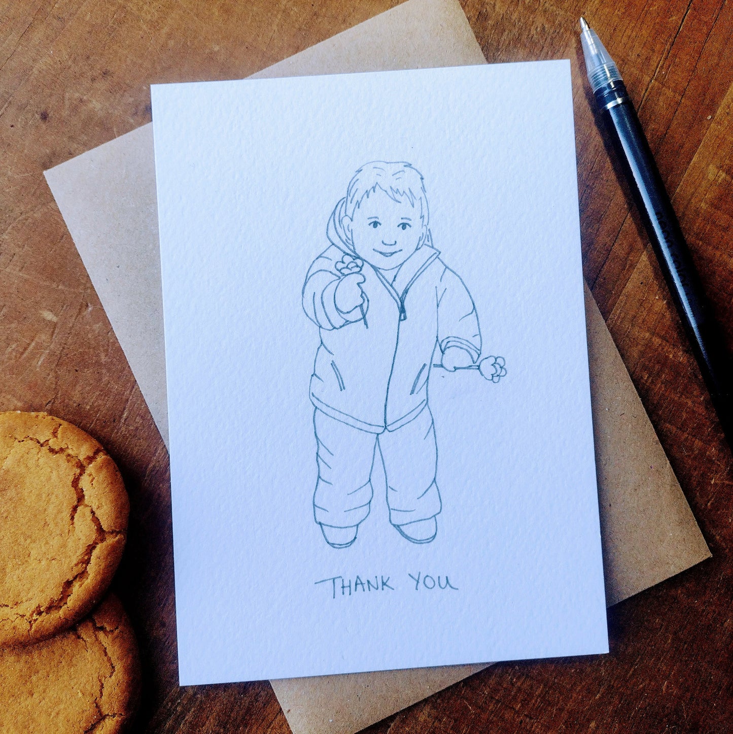 Set of 6 Thank You Cards