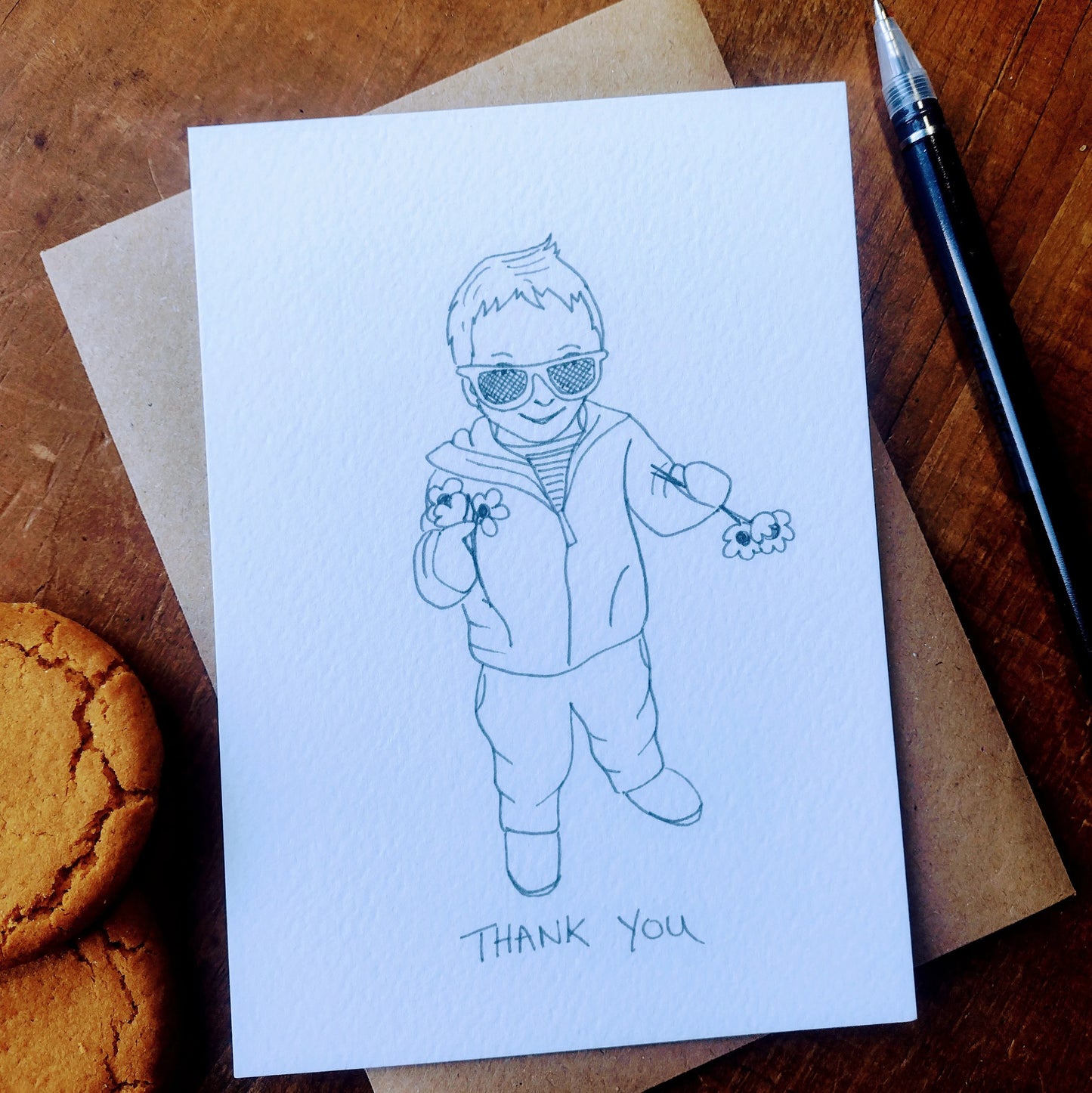 Set of 6 Thank You Cards