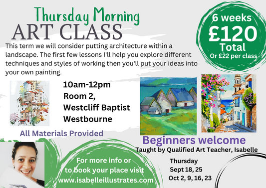 Thursday morning Art classes
