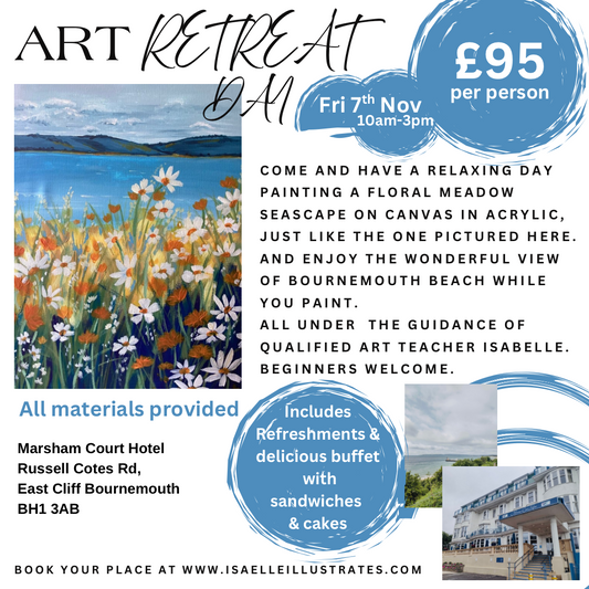 Art Retreat Day At Marsham Court Hotel Bournemouth 7th November