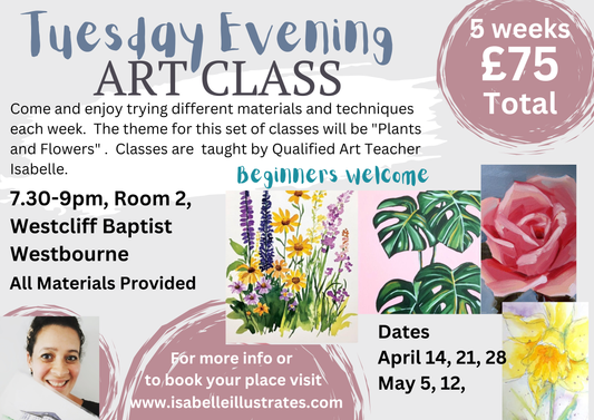 Tuesday Evening Art Classes