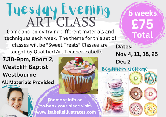 Tuesday Evening Art Classes
